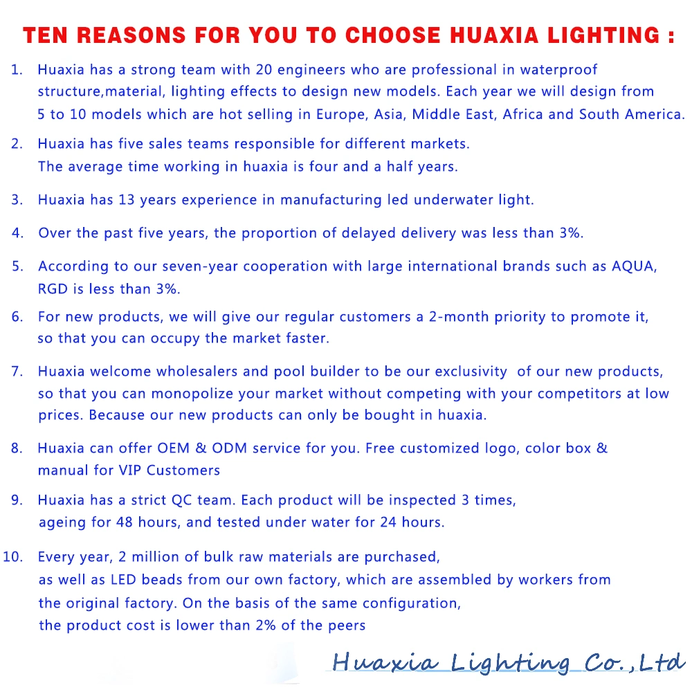 PAR56 Swimming Pool 24W Underwater LED Lights for Swimming Pool