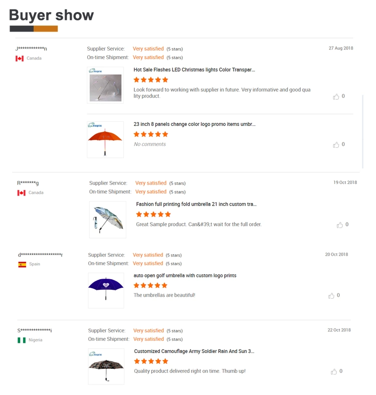 21inch 8K 3fold Manual Open Advertising Folding Umbrella