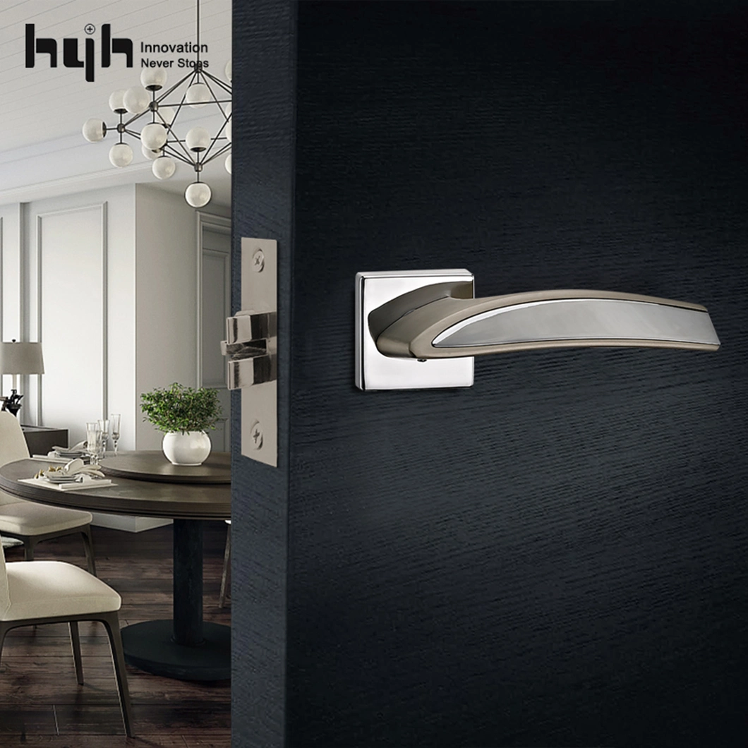 Hyh New European Modern American Outside Door Handle Matt Black Door Handles