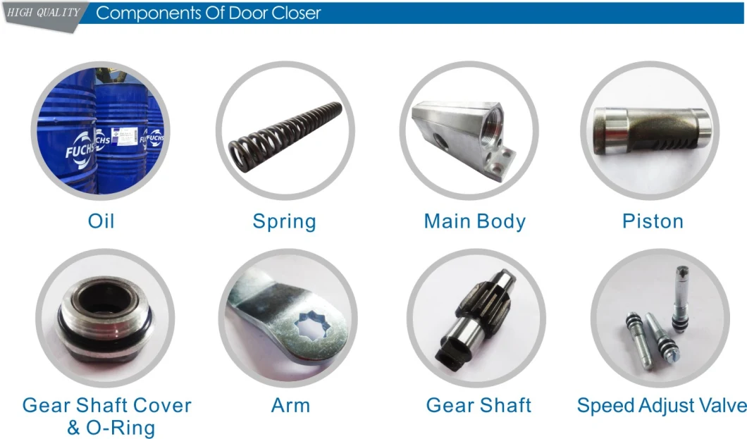 Aluminium Door Closer Ce & UL Made in China Door Closer