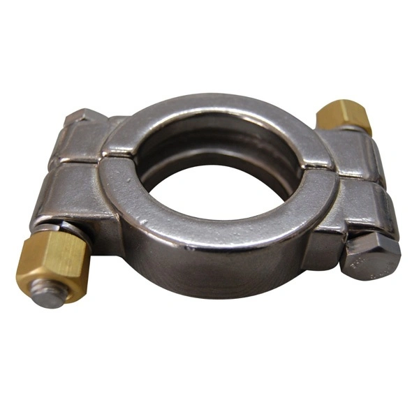 SS304 SS316L Sanitary Stainless Steel Sing Pin Hinge Heavy Duty Tri Clover Clamps for Pipe Fittings