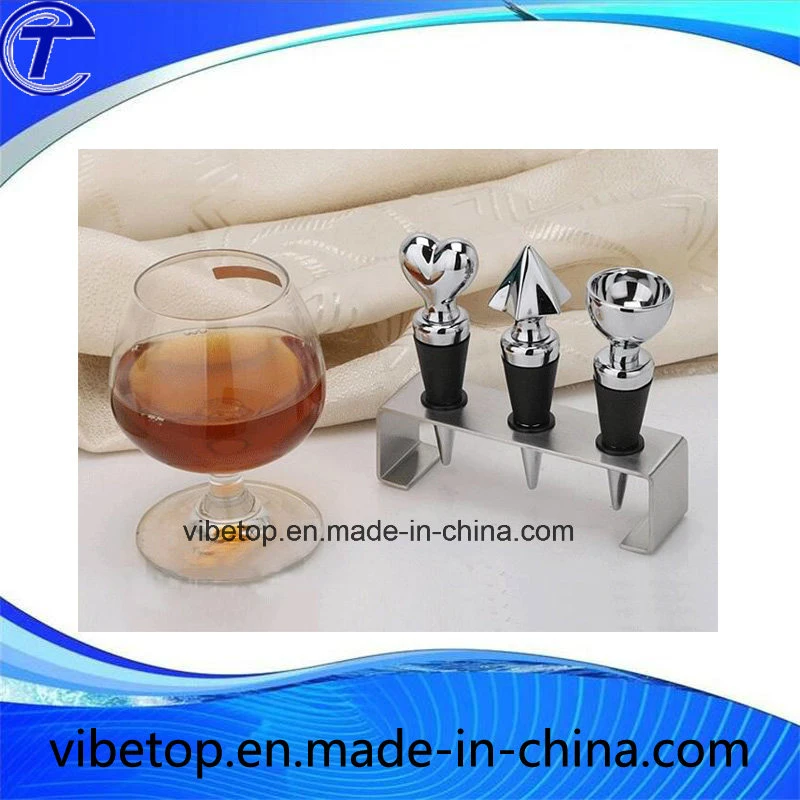 Hot Sale Pub Fashion Metal Wine Bottle Stoppers