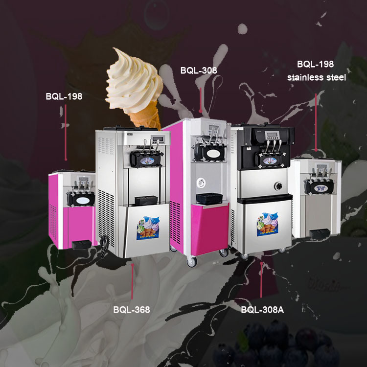 Soft Serve Ice Cream Making Machine Yogurt Machine/Ice Cream Maker