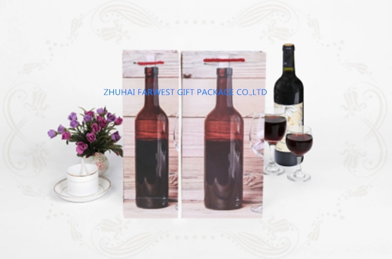 Special Design Small Paper Bag Paper Handbag for Red Wine White Wine Gift Packaging Good Price