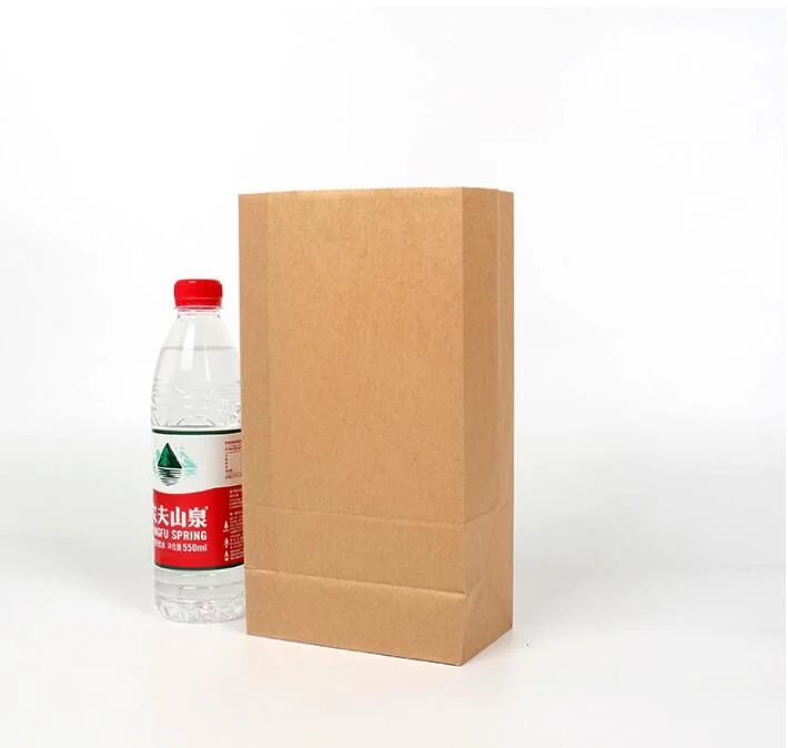Disposable Kraft Paper Bags Food Tea Small Gift Bags Sandwich Bread Bags