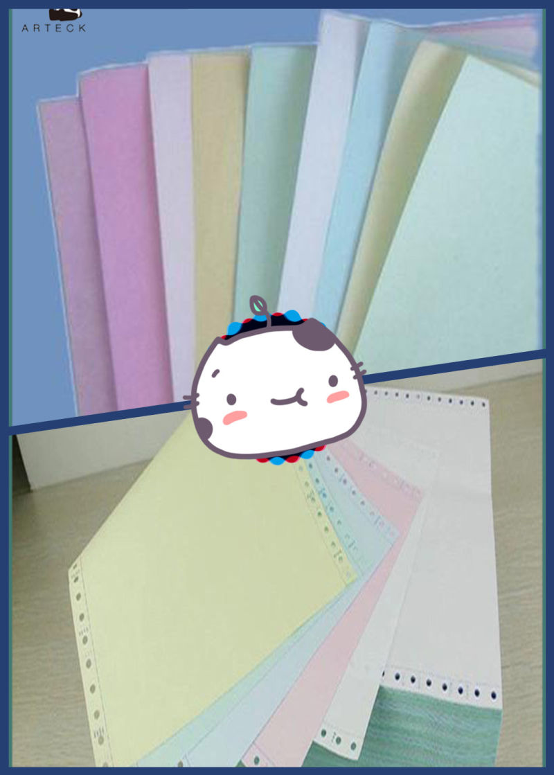 8.5 and 9.5X11 Inch Computer Paper Forms Carbonless Copy Paper