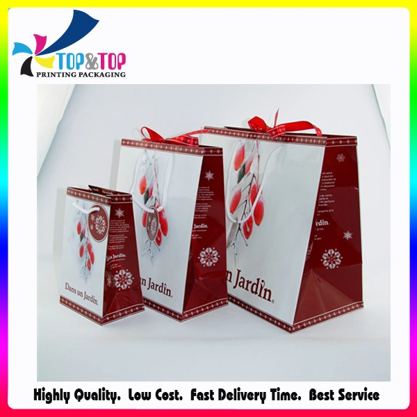 Rerecycled Kraft Paper Packaging Printed Shopping Paper Bag Craft Paper Gift Bag Wholesale