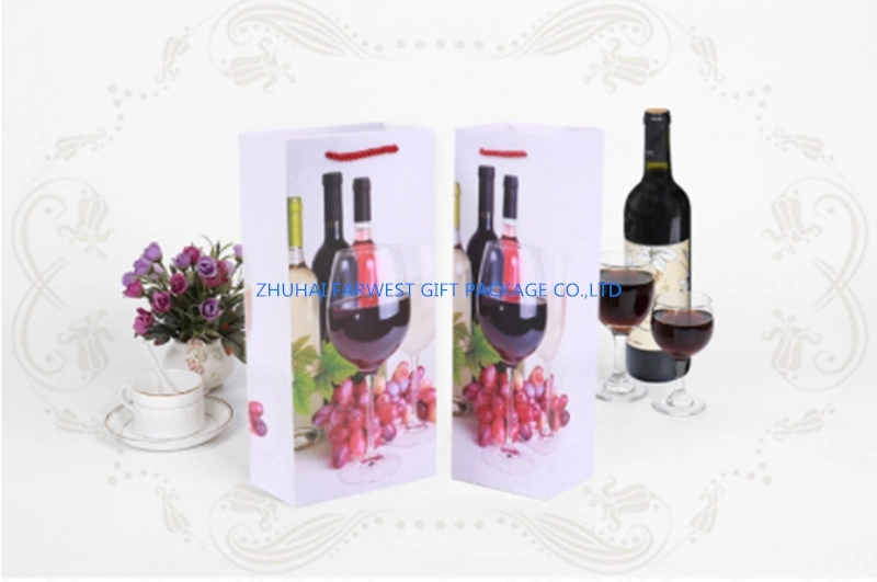 Special Design Small Paper Bag Paper Handbag for Red Wine White Wine Gift Packaging Good Price