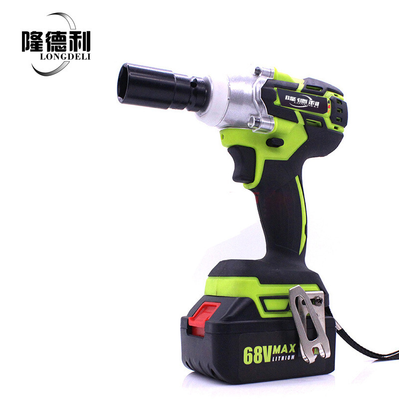 Cordless Impact Wrench OEM 21V Power Tool Lithium Rechargeable Electric Brushless Drill