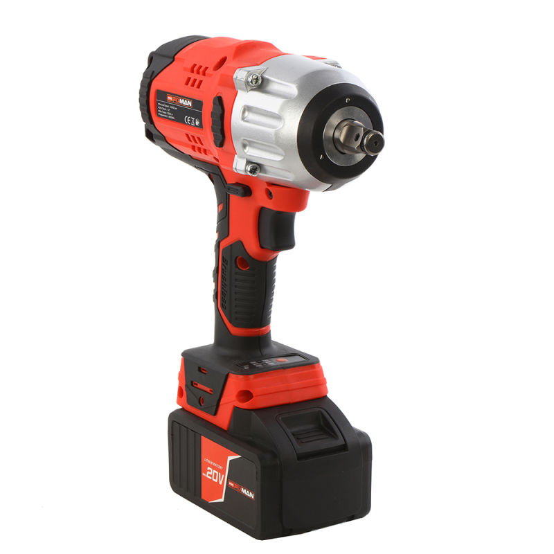 600n. M Impact Wrench Cordless Lithium Wrench Power Wrench Electric Wrench