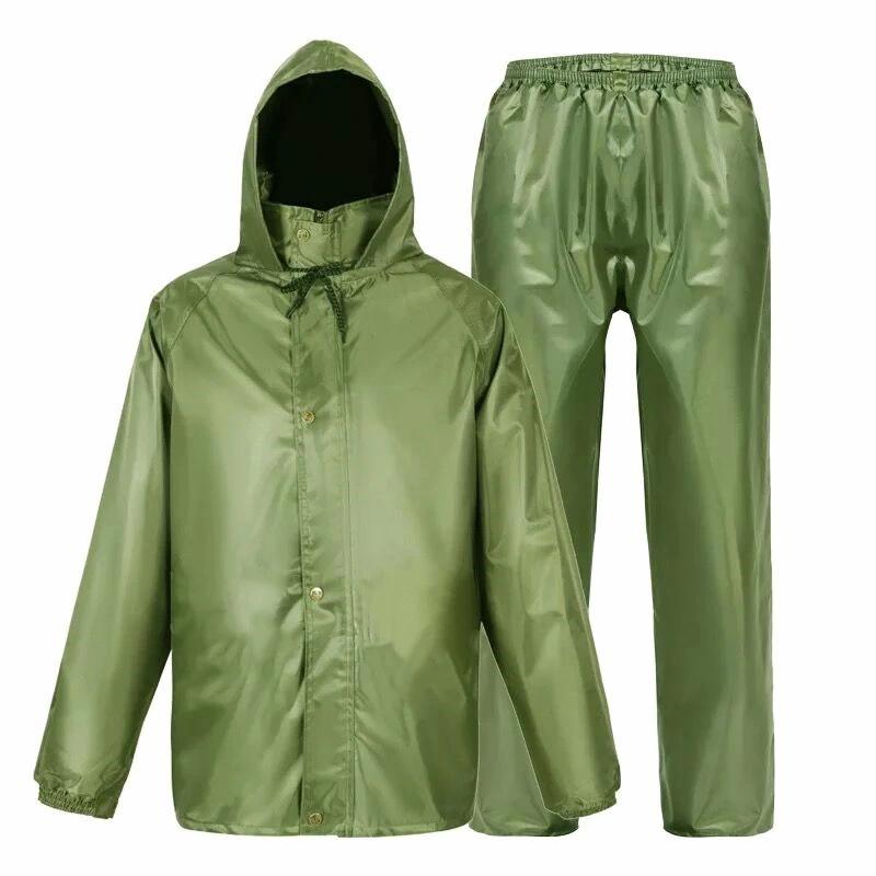 Raincoat Rain Wear Coat Suit with Pants Waterproof Rainwear