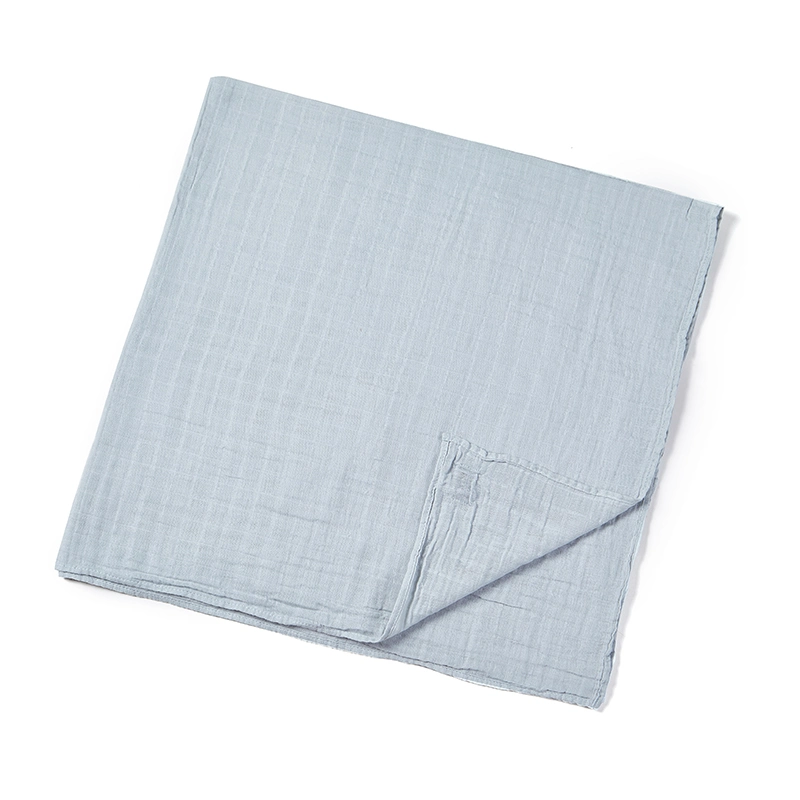 100% Organic Cotton 2-Layer Muslin Baby Swaddle Blanket