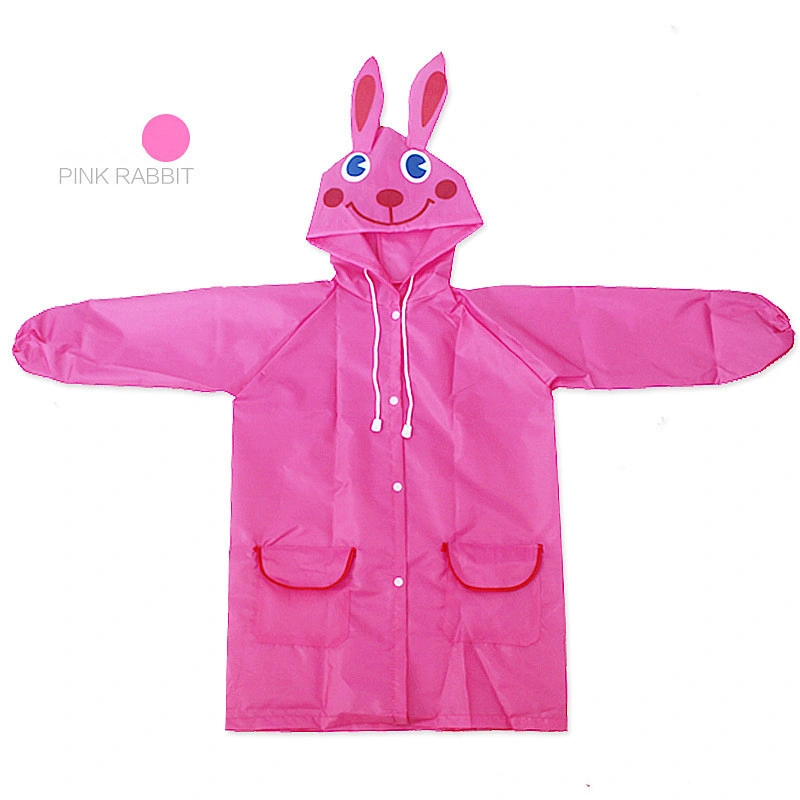 Wholesale Childrens/Boys/Girls Rain Jacket Cartoon Rain Suit Colorful Raincoat for Kids