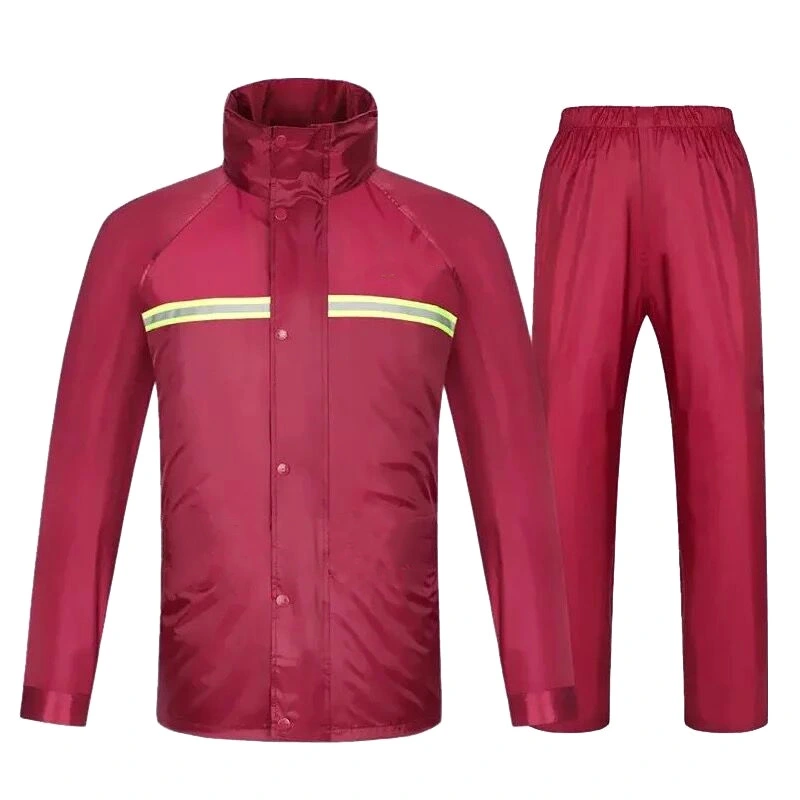 Raincoat Rain Wear Coat Suit with Pants Waterproof Rainwear