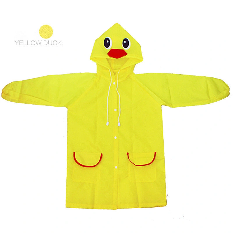 Wholesale Childrens/Boys/Girls Rain Jacket Cartoon Rain Suit Colorful Raincoat for Kids