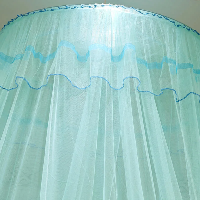 Mosquito Net Dreamy Solid Round Top Lightweight Home Summer Sleeping Net