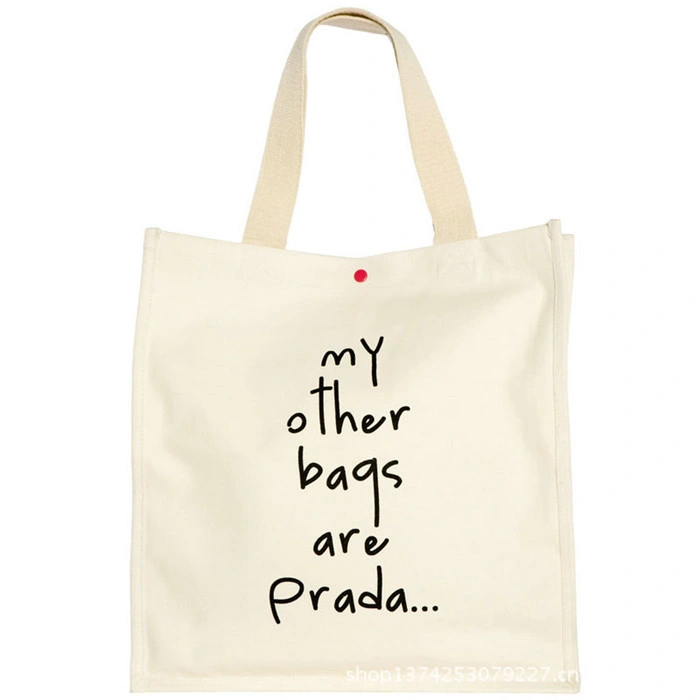 Promotional Eco Rope Cotton Canvas Bag, Carrier Bag, Tote Bag