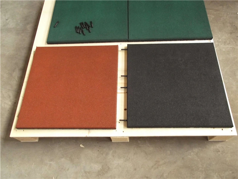 Rubber Tiles Flooring Safety Rubber Mats for Children Playing Area