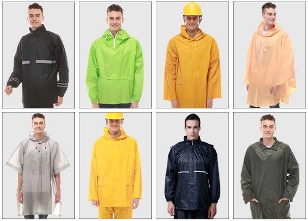 Raincoat Rain Wear Coat Suit with Pants Waterproof Rainwear