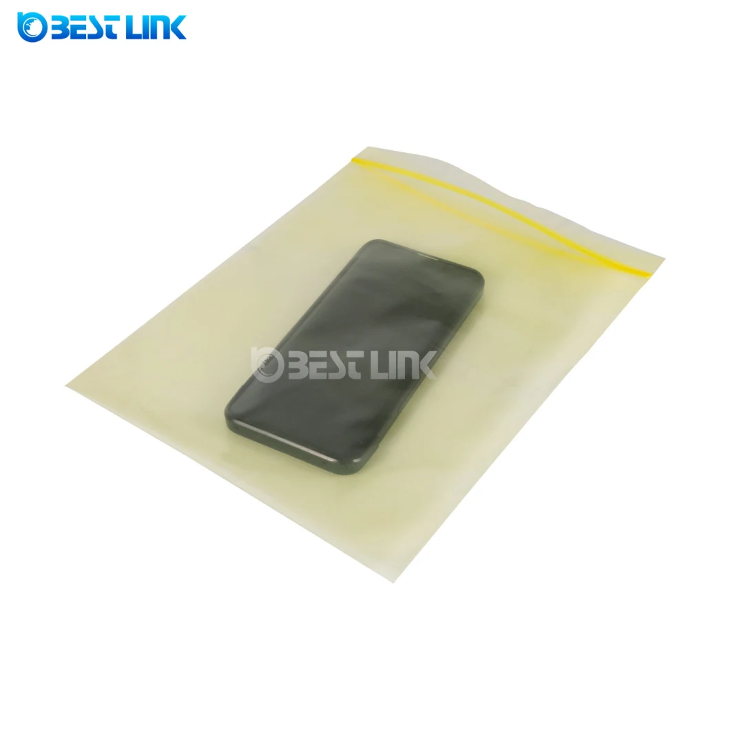 LDPE Plastic Anti-Static Bags Zip-Lock / Open Top Customized Colors & Size PE ESD Shielding Bags