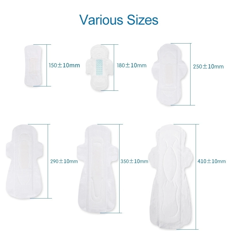 Pure Cotton Organic Comfortable Breathable Lady Sanitary Napkin