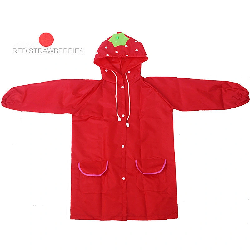 Wholesale Childrens/Boys/Girls Rain Jacket Cartoon Rain Suit Colorful Raincoat for Kids