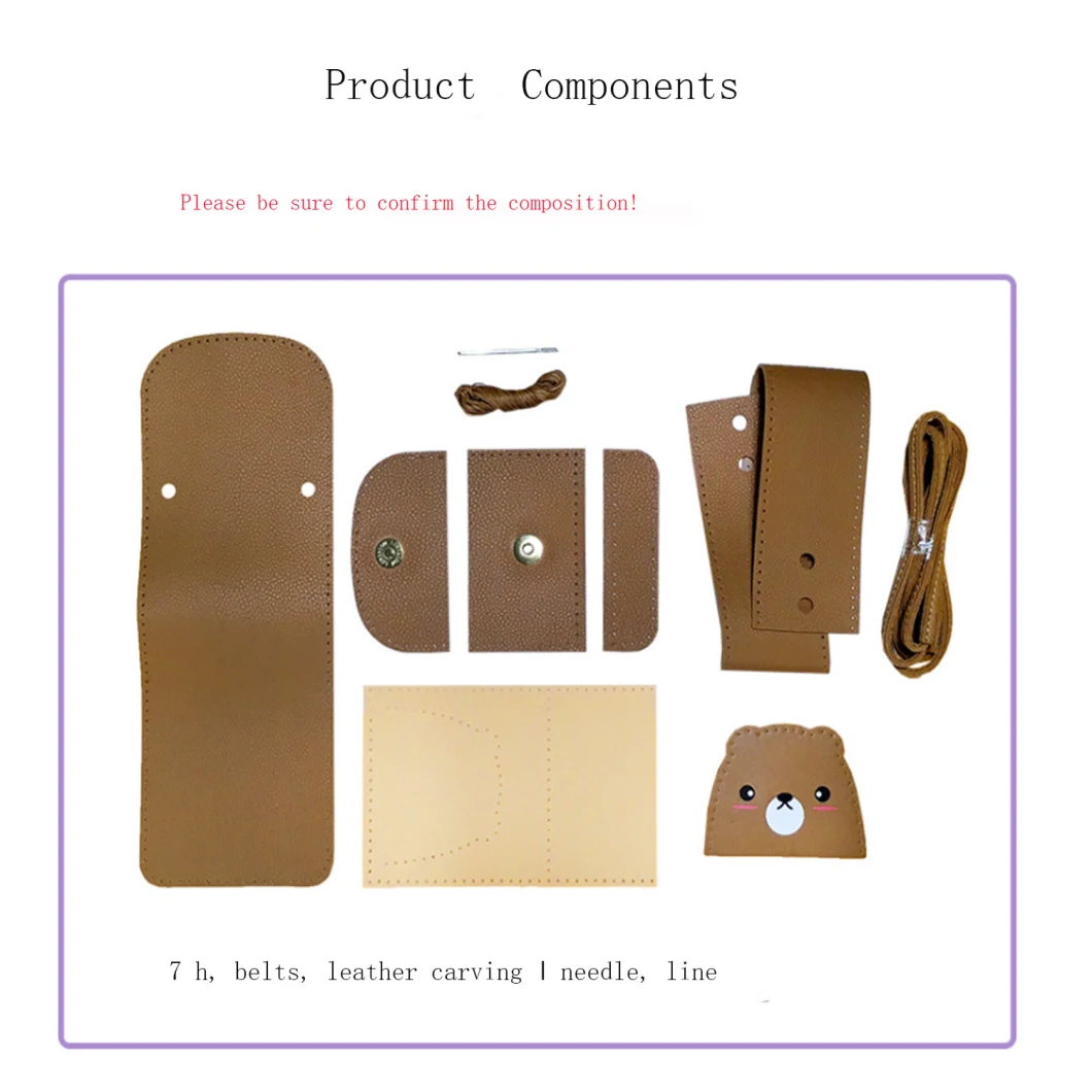 DIY Kids Toy Promotional Gift Women Bag Waterproof Leather Bag Mobile Phone Bag Fashion Bag