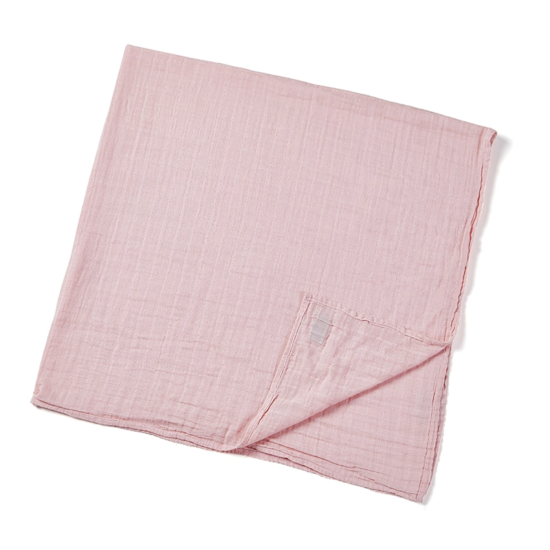 100% Organic Cotton 2-Layer Muslin Baby Swaddle Blanket