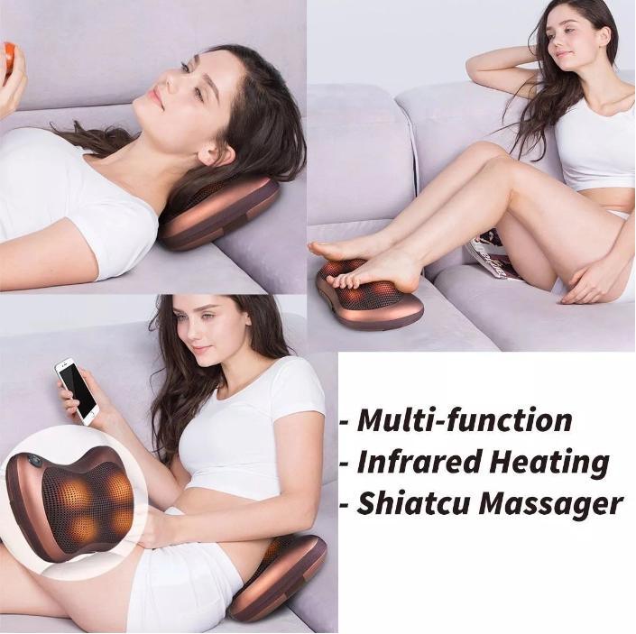 Neck Pain Relief Stretcher Massager Pillow for Flight