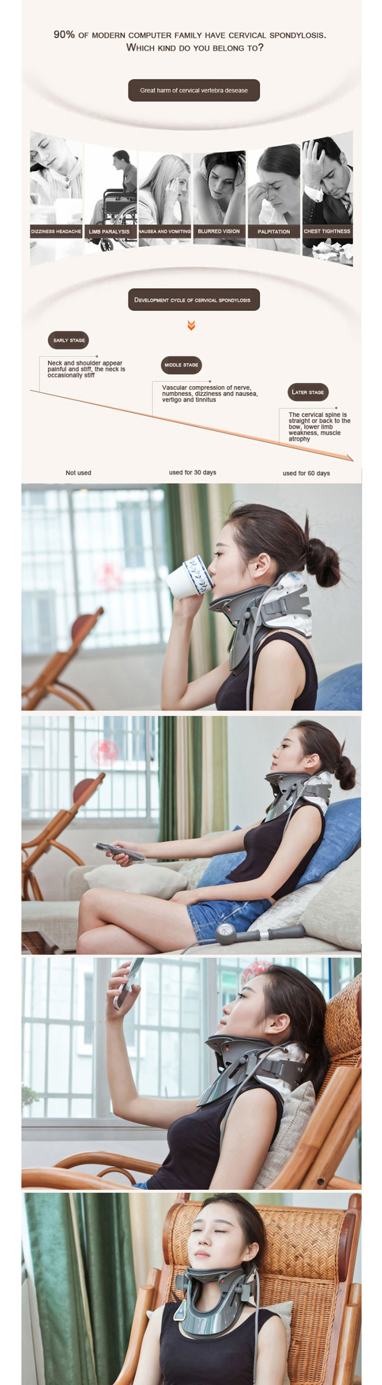 Neck Traction for Neck Pain Headaches Joint Pain