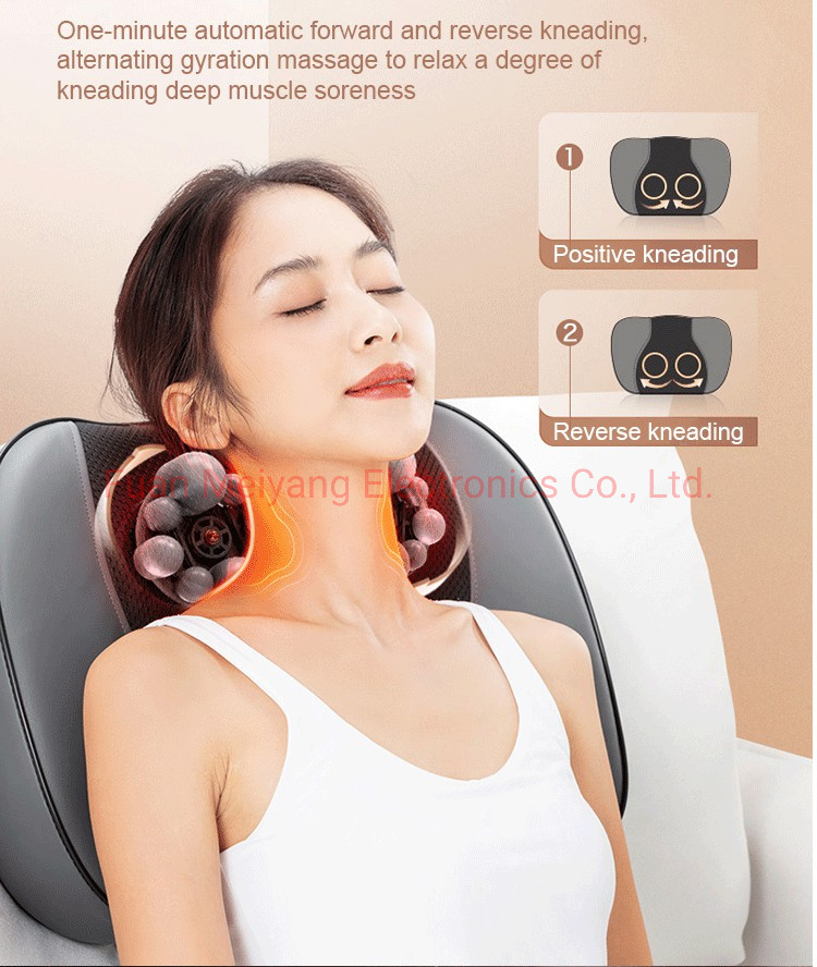 Fuan Meiyang Adjustable Massage Pillow for Acupressure and Neck Wormwood Hot Compress