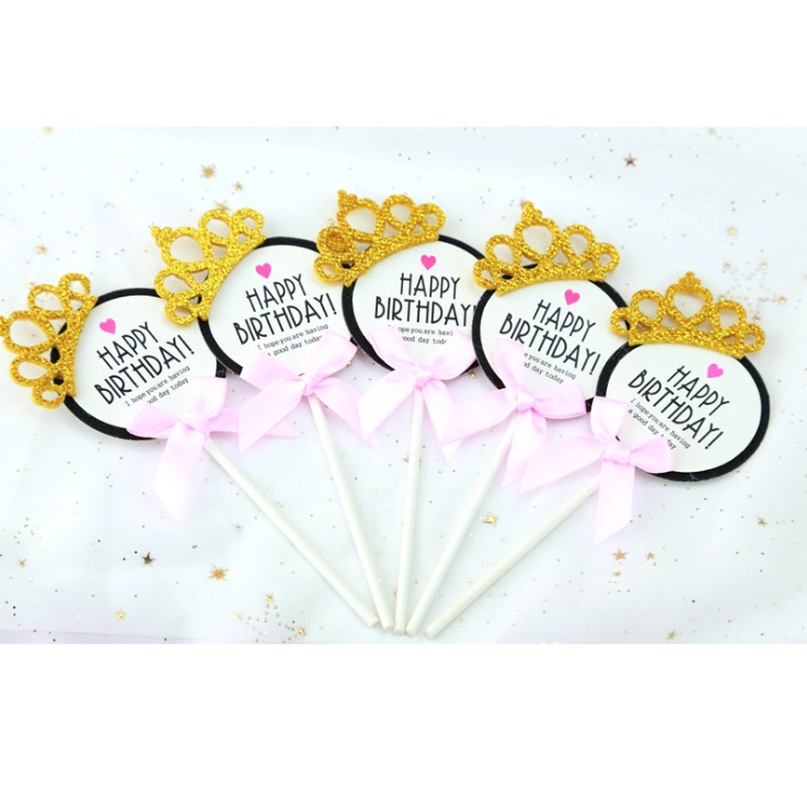 Paper Birthday Decorating Cake Topper