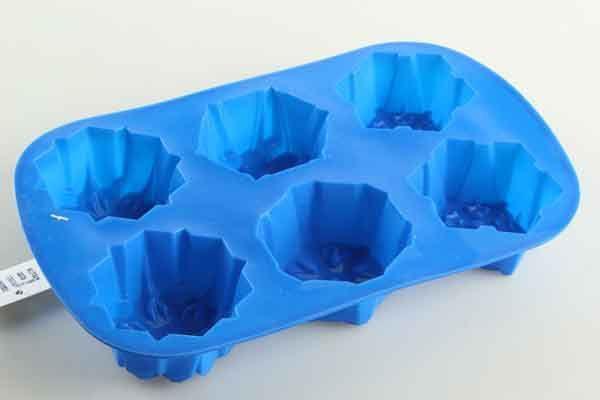 6 Silicone Cake Mold Mould with Round Holes