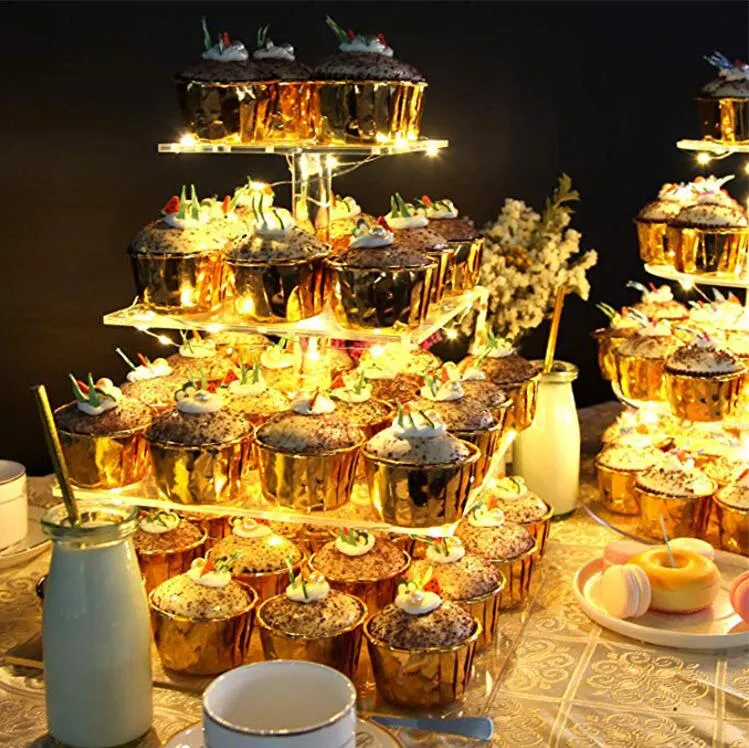 Party Supplies Acrylic Cake Display Stand