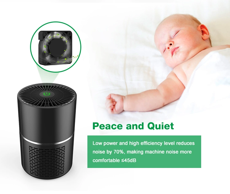 New USB Mini Portable Office Home Office Smart Air Purifier