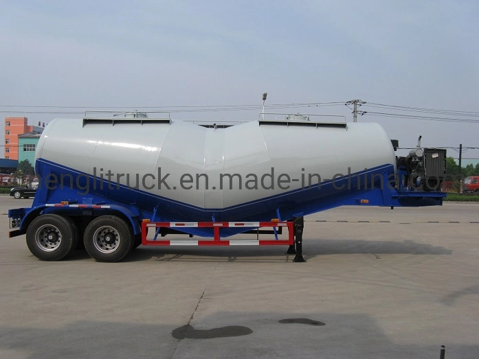 2axles Bulk Cement Tank Powder Semi Trailer Bulk Cement Tank Semi Trailer