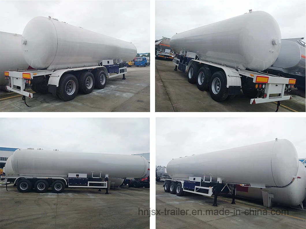 Super Quality 3 Axles LPG Transport Tanker/LPG Semi Trailer/LPG Tank Truck Trailer