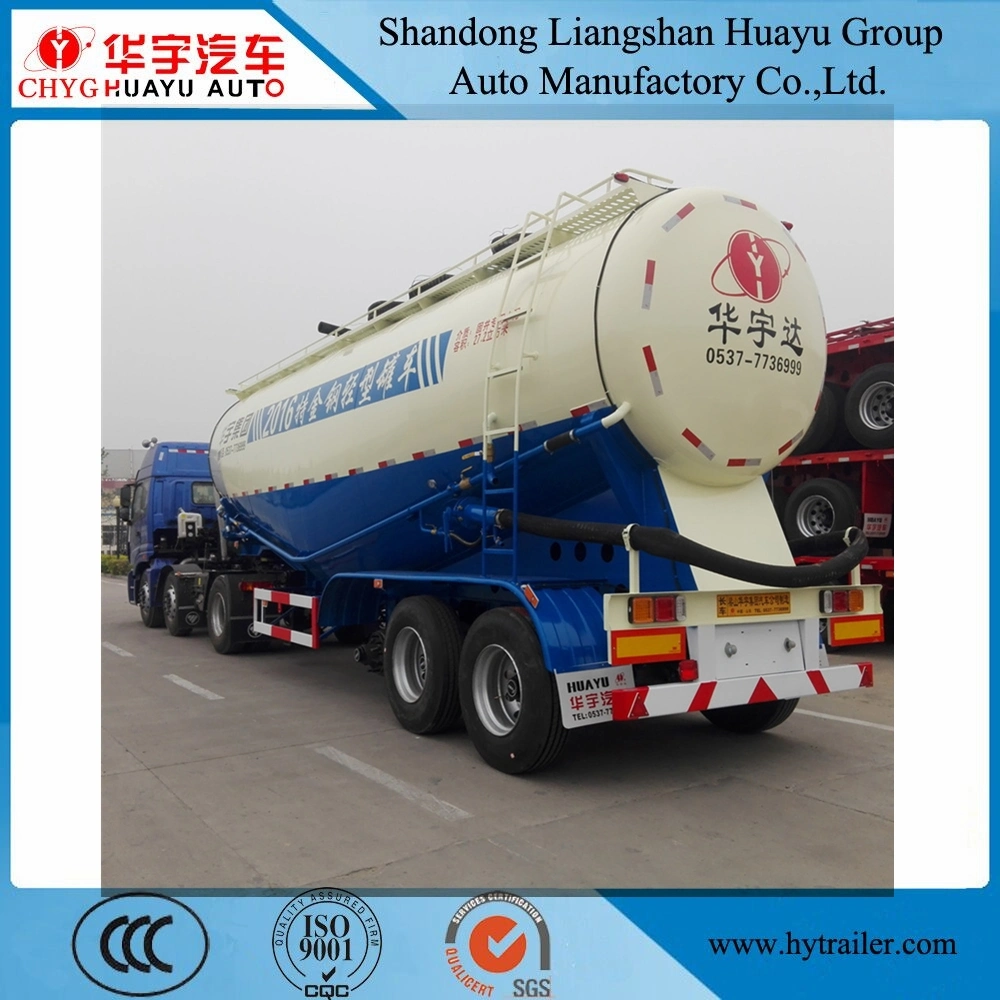 30cbm Bulk Cement Tanker Semi Trailer for Powder Material/Cement-Discharging for Sale