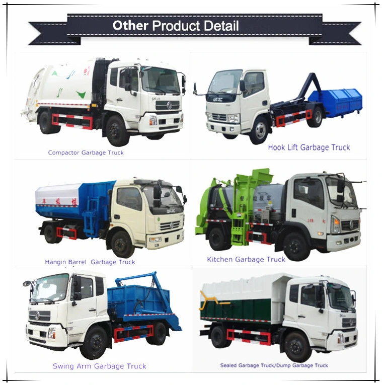 6X4 10 Wheels Heavy 15ton-20ton 20m3 Hydraulic 20 Cubic Meter 20tons Compressed Garbage Truck