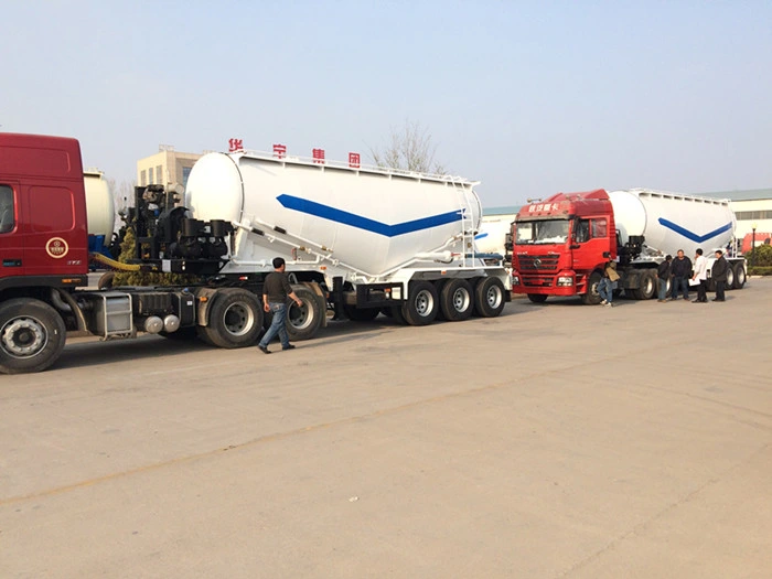 3 Axles Flour Tanker Trailer Tanker Semi Trailer for Sale