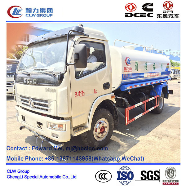 Dongfeng Water Tank Truck, Water Tanker Truck