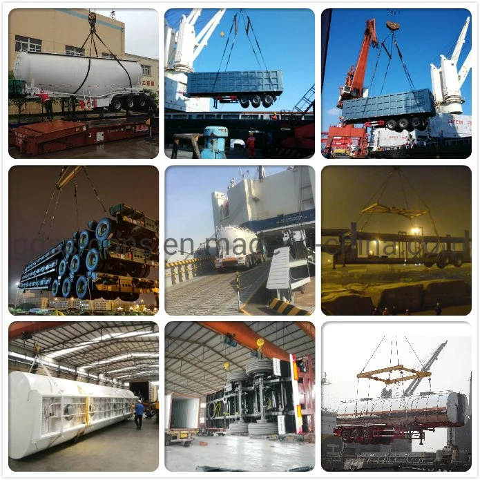 30-60m3 Oil Tanker Transport Steel Road Oil Tank Fuel Tanker Semi Trailer