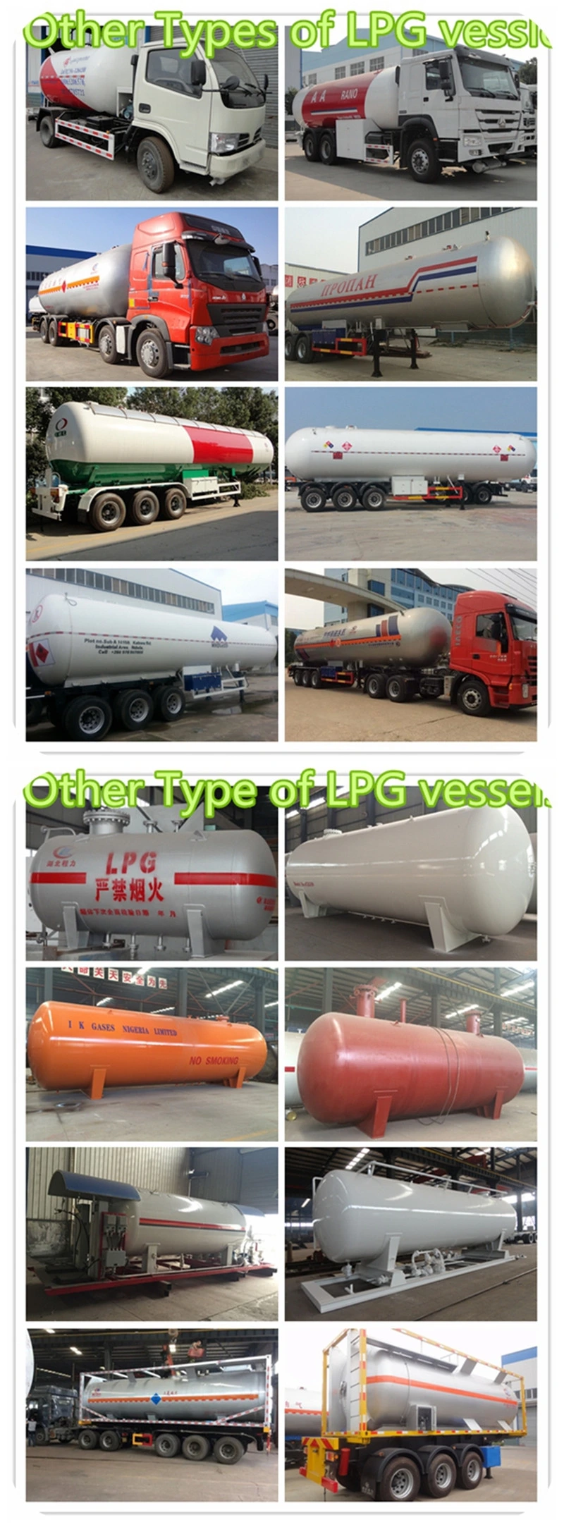 China Good Price ASME 15ton 20ton 18ton 25ton Refilling LPG Trailer Tank