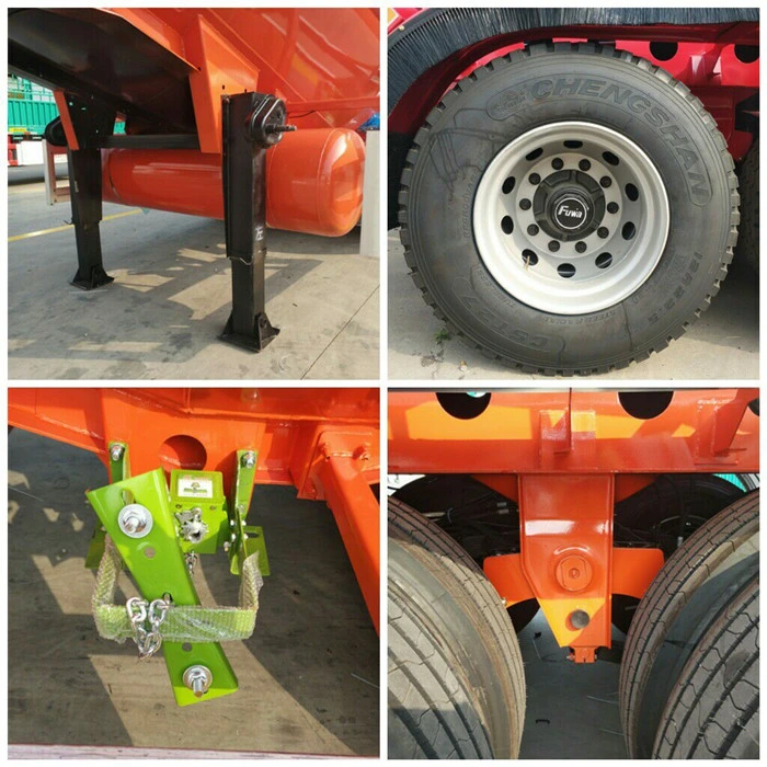 Cement Tank Trailer/Bulk Cement Tanker Semi Trailer Use for Powder Material