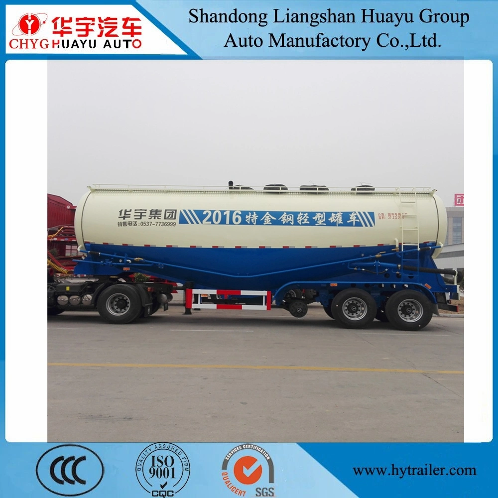 30cbm Bulk Cement Tanker Semi Trailer for Powder Material/Cement-Discharging for Sale