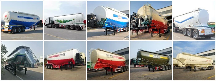 3 Axles Flour Tanker Trailer Tanker Semi Trailer for Sale