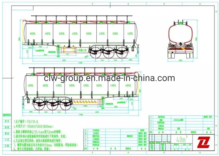 Hot Sale Saso Aluminum Fuel Tank Semi Trailer DOT Aluminum Alloy Fuel Tanker Trailer