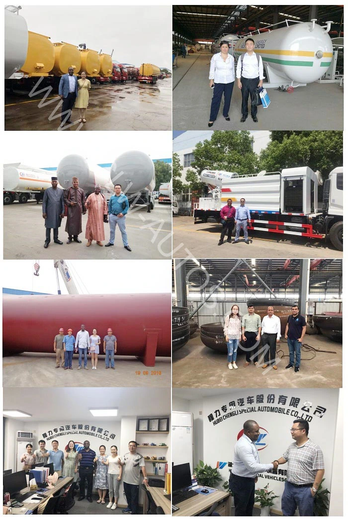 40cbm 20ton LPG Propane Gas Storage Mobile Tanker LPG Transportation Tank Semi-Trailer