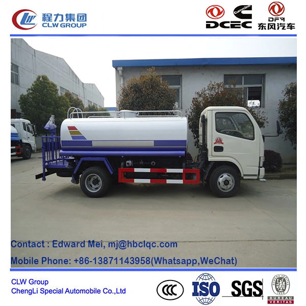 China Water Truck, 3~4 M3 Water Tanker Truck