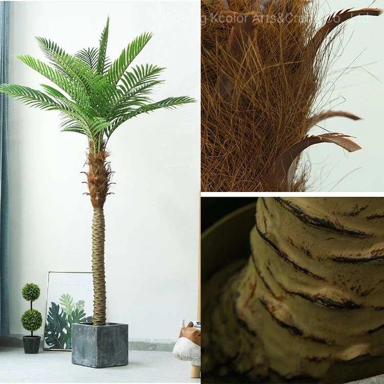 Landscape Decorative 200cm Artificial Palm Tree Plastic Artificial Bonsai Tree for Sale